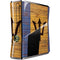 Barbados Flag Dark Wood Xbox 360 Slim (2010) Skin